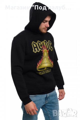 Нов мъжки суичър с дигитален печат АC/DC - HELL'S BELLS, снимка 16 - Суичъри - 27635230