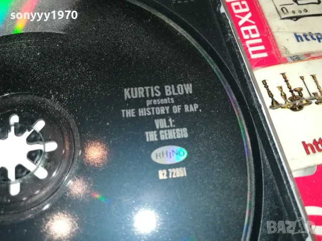 KURTIS BLOW-THE HISTORY OF RAP CD 0605251147, снимка 16 - CD дискове - 50174744