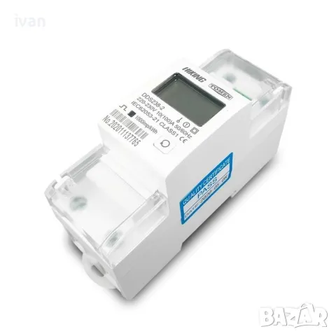 100А монофазен електромер за DIN шина , снимка 4 - Други стоки за дома - 50180905