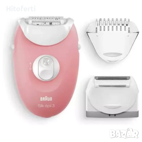 Епилатор Braun Silk-épil 3 3-031, Розов