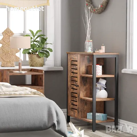 Шкаф за съхранение в индустриален стил BF29CW01, снимка 7 - Шкафове - 49271040