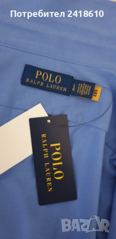 POLO Ralph Lauren Cotton Mens Size / L НОВО !ОРИГИНАЛ! Мъжка Риза!, снимка 14 - Ризи - 51711821