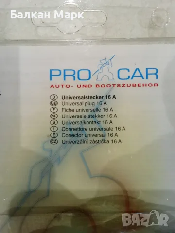Универсален щепсел 12-24V Pro Car 16A (за автозапалка и DIN букса), снимка 2 - Аксесоари и консумативи - 56207946