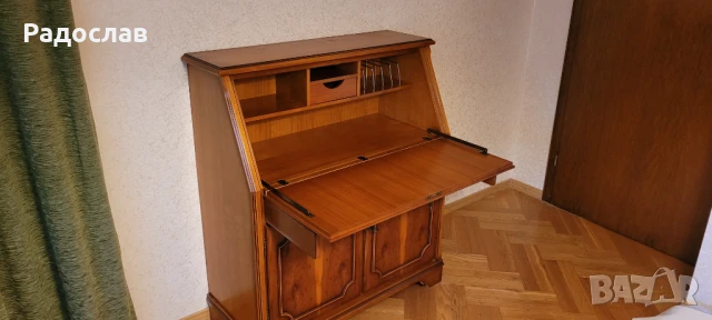 Антично писалищно бюро - масив череша , снимка 5 - Бюра - 50820370