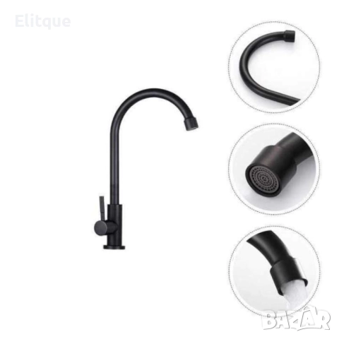 Кран за вода за мивка от неръждаема стомана-Практичният стил, снимка 6 - Други стоки за дома - 52854029