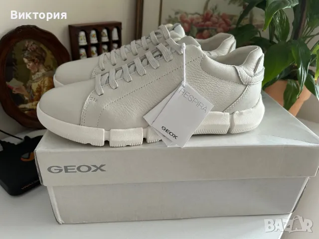 Geox нови бели сникърси 41-42 номер