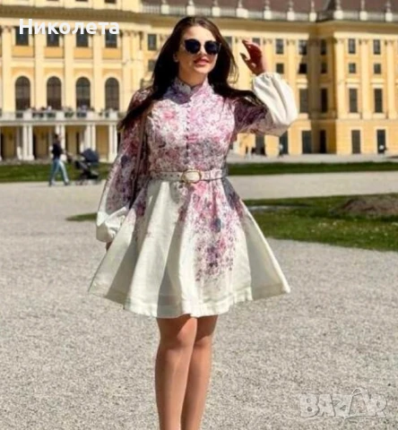 Разкроена рокля Флора, снимка 8 - Рокли - 50601190