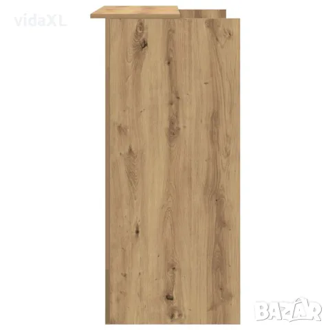 vidaXL Приемно бюро, дъб артизан, 100x50x103,5 см, инженерно дърво, снимка 6 - Бюра - 56147062
