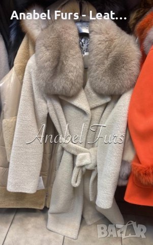 Дамски палта от естествен косъм, естествена кожа, алкантала, кашмир, алпака, снимка 10 - Якета - 42068157