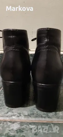 Дамски черни боти Gabina, снимка 5 - Дамски боти - 48130436