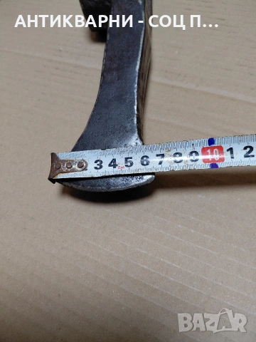 Соц Стара Ръчно Кована Голяма Киркобрадва 2.400кг. НОМЕР 1425., снимка 12 - Антикварни и старинни предмети - 54102218