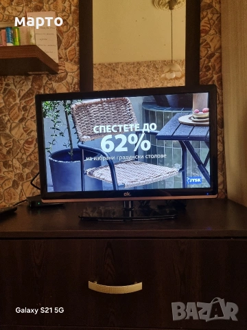 лед телевизор ок, снимка 3 - Телевизори - 54025812