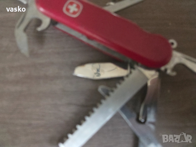 Wenger+пинсета+клечка за зъби, снимка 8 - Ножове - 53909565