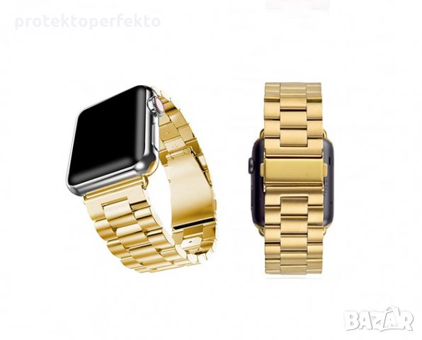 Метална каишка за Apple WATCH 3, 4, 5, 6, SE, 7 -42мм, 44мм, 45мм, снимка 8 - Каишки за часовници - 31002818