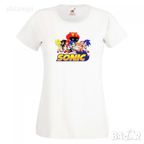 Дамска тениска Sonik and friends 002 Игра,Изненада,Подарък,Празник,Повод преглед редакция архивирай, снимка 4 - Тениски - 37246630