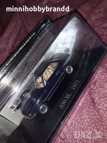 Mercedes Benz 1.43 350 SL 1971 Ixo Deagostini, снимка 18 - Колекции - 42875152