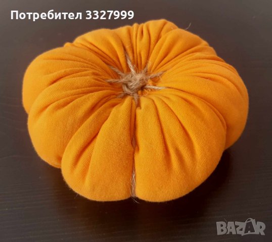 Тиква от плат за Хелоуин, снимка 12 - Декорация за дома - 42325485