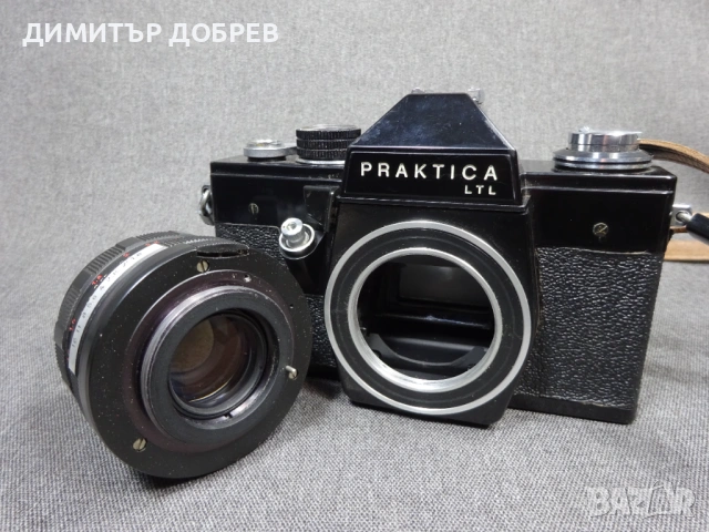 СТАР РЕТРО СОЦ ГДР DDR SLR ФОТОАПАРАТ PRAKTICA LTL + ОБЕКТИВ PENTACON 1.8/50 M42, снимка 10 - Фотоапарати - 53942732