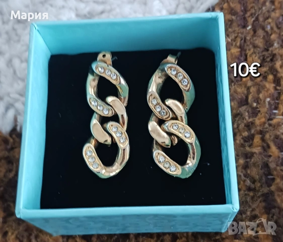 Дамски обици 3 комплекта, снимка 5 - Обеци - 51519098