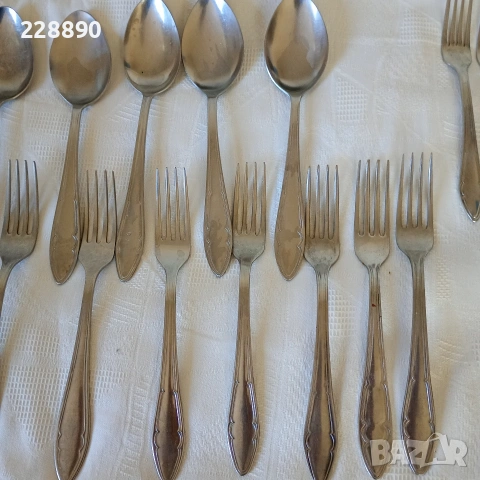 Вилици и лъжици П.Денев, снимка 15 - Прибори за хранене, готвене и сервиране - 53050736