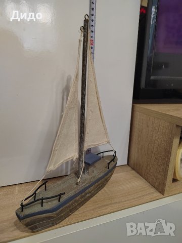 Дървена платноходка., снимка 4 - Декорация за дома - 44227090