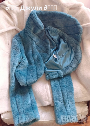 Красиво палто от еко косъм, снимка 9 - Палта, манта - 52840672