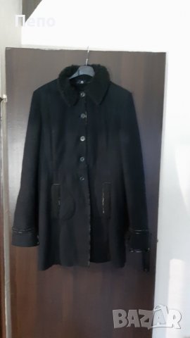 Черно палто, снимка 1 - Палта, манта - 27603652