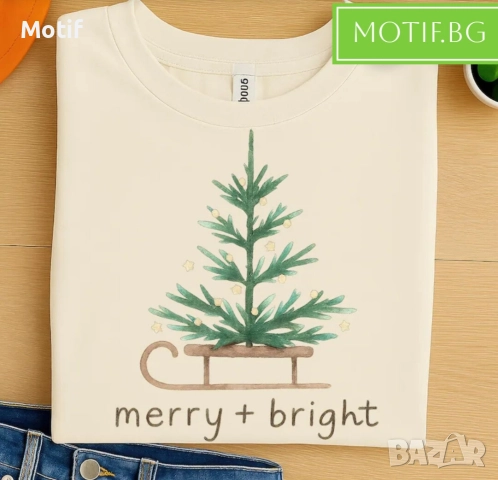 Купи 2 = вземи 3та подарък Коледни тениски за цялото семейство, снимка 5 - Тениски - 52616797