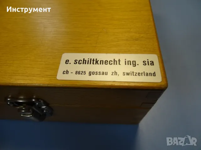 Стрелкови термометър e.schiltknecht ing.sia Termo-air I, снимка 12 - Други машини и части - 49128715