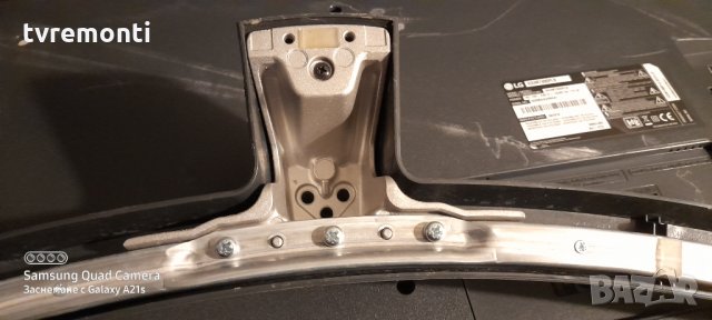 Стойка за телевизор LG модел  43UM7400PLB, снимка 4 - Части и Платки - 31271498