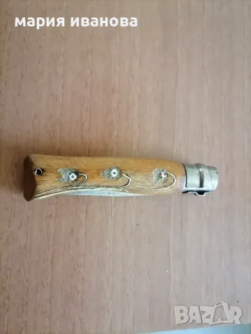 Нож опинел opinel номер 7 с украси от бронз, снимка 2 - Ножове - 56221209