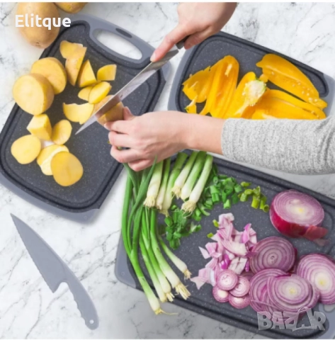 Дъска за рязане, Двустранна, 31x20 см., 40х24 см., снимка 3 - Други - 52786840