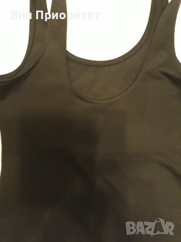 Черна лятна рокля VIENNA, изрязано деколте с презрамки , биопамук + еластан,стои перфектно по тялото, снимка 9 - Рокли - 37476619