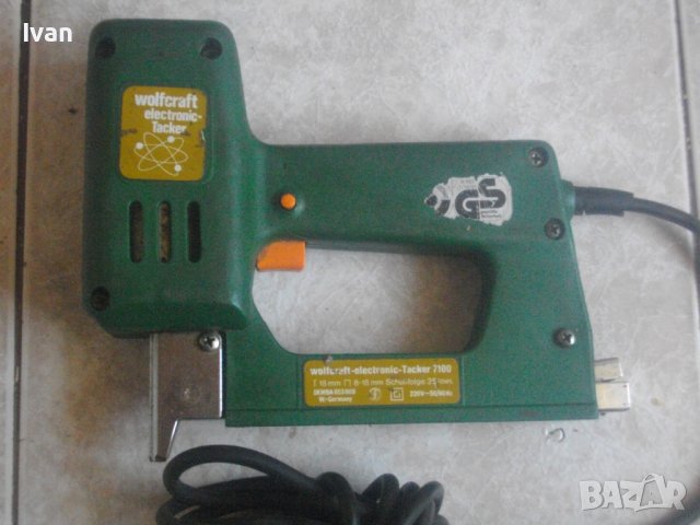 ПЕЖО-PEUGEOT/WOLFCRAFT/King Craft/Manesmann-8-18мм-Профи Ел.Такер-Комбиниран/Дърводелски/Тапицерски, снимка 6 - Други инструменти - 37502035