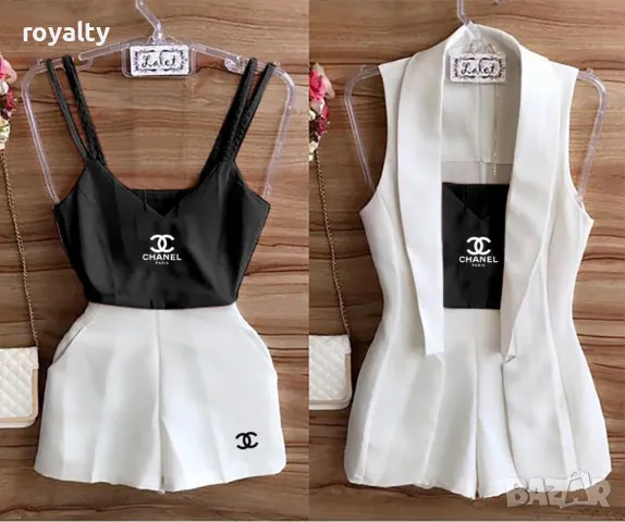 Ch🅰️nel дамски гащеризон с елек Различни цветове 