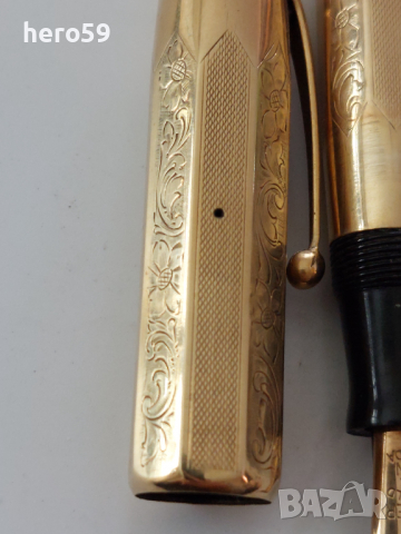 RRR-Златна 14к писалка PARKER(Паркер)солидно злато 14 к, снимка 5 - Антикварни и старинни предмети - 36517127