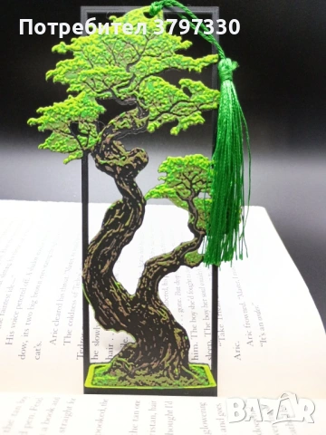 Сакура & бонсай книгоразделител, снимка 2 - Ученически пособия, канцеларски материали - 53887042