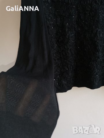 СТРАХОТНА ЕФЕКТНА БЛУЗА РАЗМЕР  XL, снимка 3 - Туники - 37688015