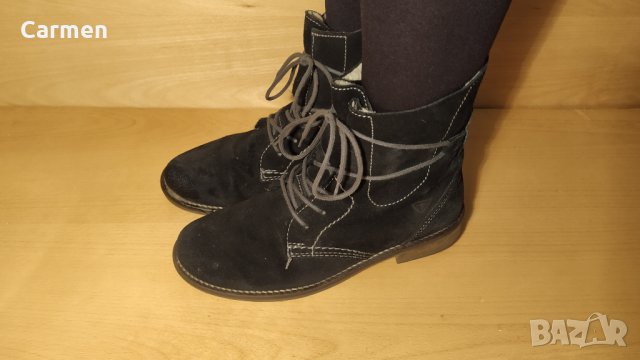 Tamaris немски боти от естествена кожа, снимка 9 - Дамски боти - 31278770