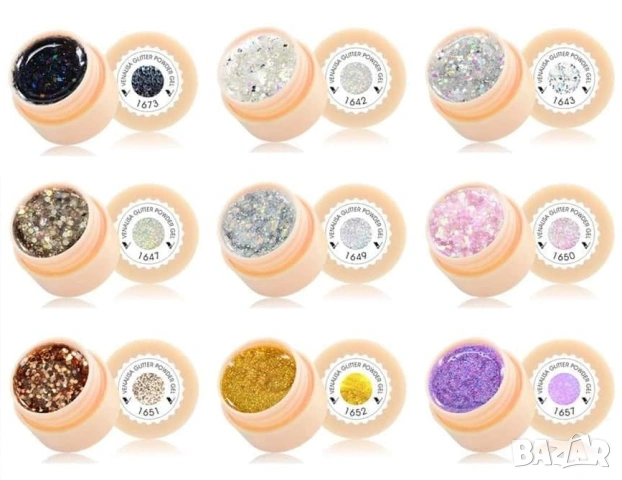 Venalisa единични бройки гел лак с ефект, снимка 6 - Продукти за маникюр - 49810806