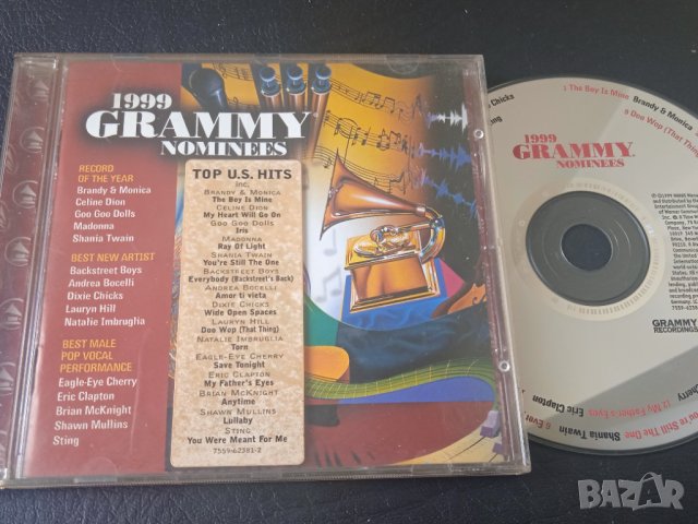 1999 Grammy Nominees - оригинален диск, снимка 1 - CD дискове - 44242662