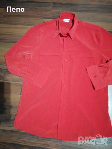 Червена риза, снимка 1 - Ризи - 40455742