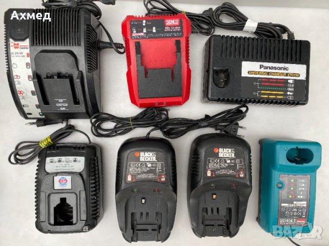 Зарядни за машини Wurth, Senco, Panasonic, Berner, Black Decker, Makita, снимка 1 - Други инструменти - 30073592