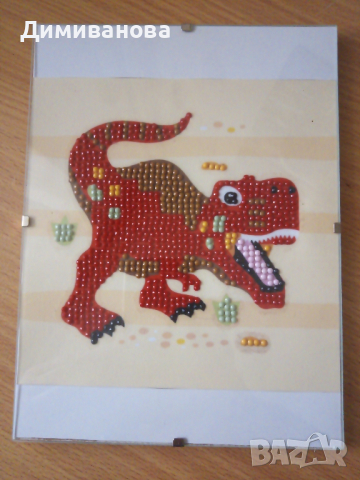 Готов диамантен гоблен в рамка със стъкло , снимка 5 - Гоблени - 44684589