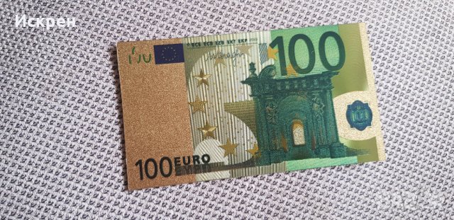 Сувенирни позлатени банкноти 500 евро и долари, снимка 7 - Подаръци за юбилей - 31368621