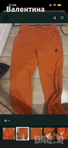 ADIDAS оранжев комплект, снимка 2 - Спортни екипи - 56542392