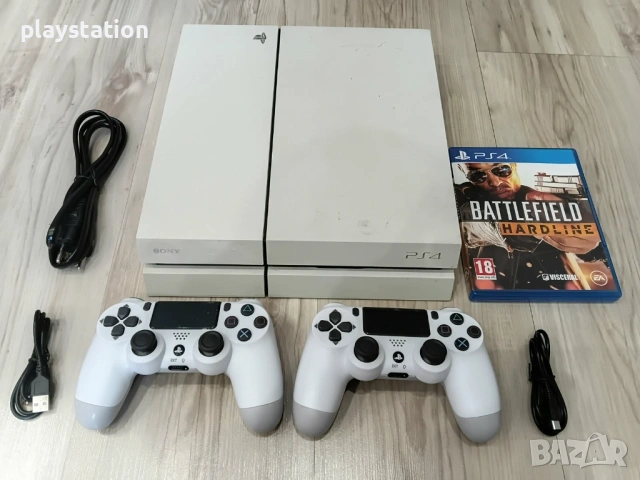 PlayStation 4 – Бял, лимитиран модел | 500GB, 180 €