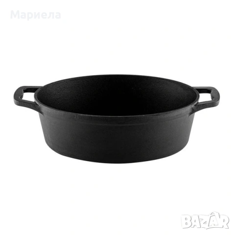 Чугунен гювеч с капак 5,1 литра. / Muhler Tika MR-4133CI 41x25x11cm., снимка 10 - Съдове за готвене - 54262901