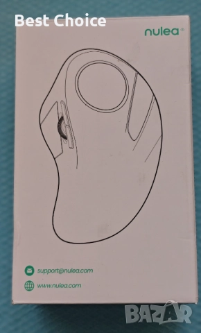 Безжичната ергономична мишка с тракбол Nulea M501/M505, снимка 3 - Клавиатури и мишки - 52811941