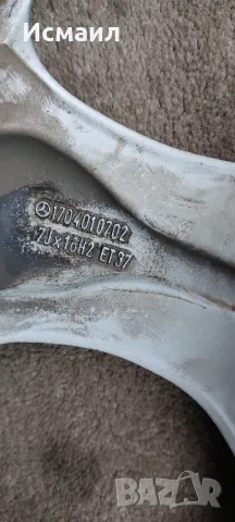 Аломиниеви джанти за Mercedes-Benz SLK 16ц, снимка 6 - Гуми и джанти - 47971455